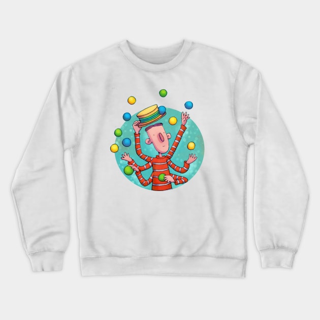 12 Balls! Crewneck Sweatshirt by drawboy